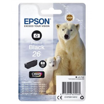 EPSON tinta uložak C13T26114012 / foto crna