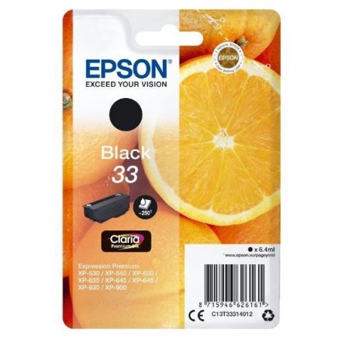 Epson tintni uložak/ T3331/ Singlepack 33 Claria Premium Ink/ crna