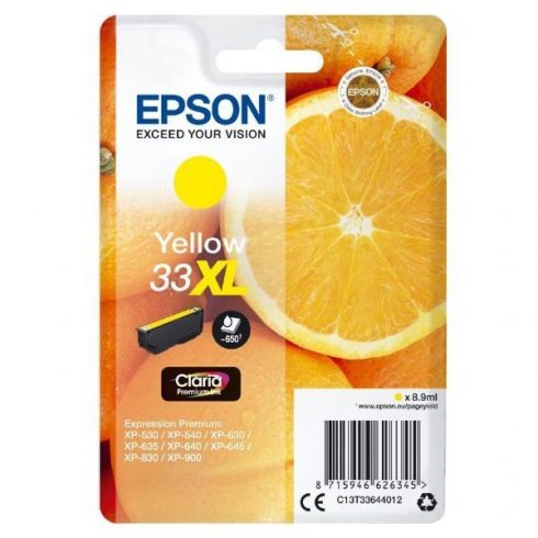 Epson tintni uložak/ T3364/ Singlepack 33XL Claria Premium Ink/ Yellow