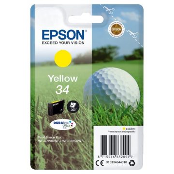   Epson tintni uložak/ C13T34644010/ 34 DURABrite Ultra/ WorkForce Pro WF-3720DWF/ žuta