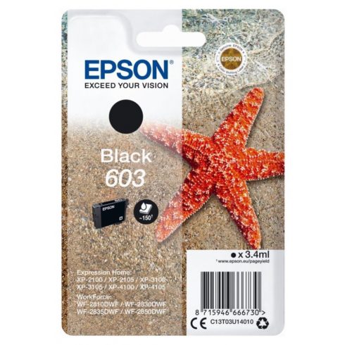 Epson tintni uložak/ C13T03U14010/ 603/ Expression Home XP-x100/ WF-28x0DWF/ Crni