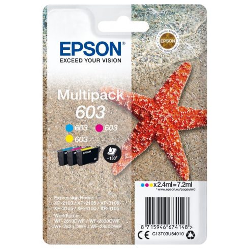 Epson tintni ulošci/ C13T03U54010/ 603/ Multipack/ 3 boje