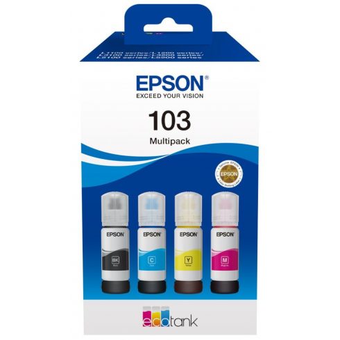 Epson tintni uložak 103/ T00S64A/ EcoTank/ L1x10/ L315x/ L325x/ L3x6x/ L5190/ 4-bojni višestruki paket