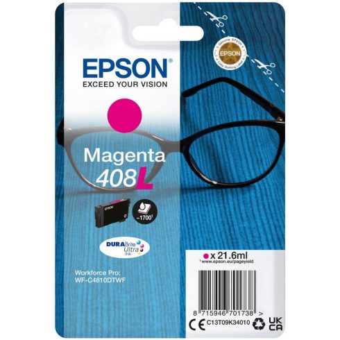 EPSON tintni uložak Singlepack 408L DURABrite Ultra Ink/ C4810DTWF/ Magenta