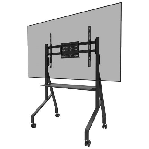 Neomounts FL50-525BL1 /Držač zaslona/kolica/55-86"/4 kotača/VESA 900X600/nosivost 76kg/visina podesiva/crna