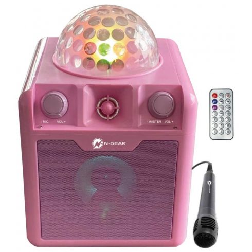 N-GEAR Block Disco Block 410/ 50W/ BT/ Disco LED/ 1x MIC/ Pink