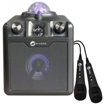   N-GEAR DISCO STAR 710SG/ BT/ 50W/ USB/ MICRO SD/ DO/Disco LED/ 2x MIC / Šedá