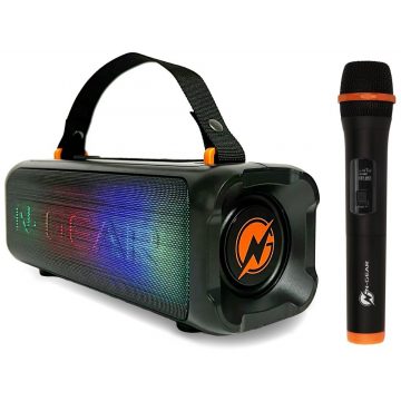   N-GEAR PARTY LET'S GO PARTY ZVUČNIK BLAZOOKA 703 / BT/ 100W/ USB/Disco LED/ MIC / crni