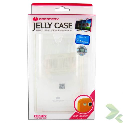 Mercury Transparent Jelly - Futrola za Asus Zenfone Go 5.0 (prozirna)