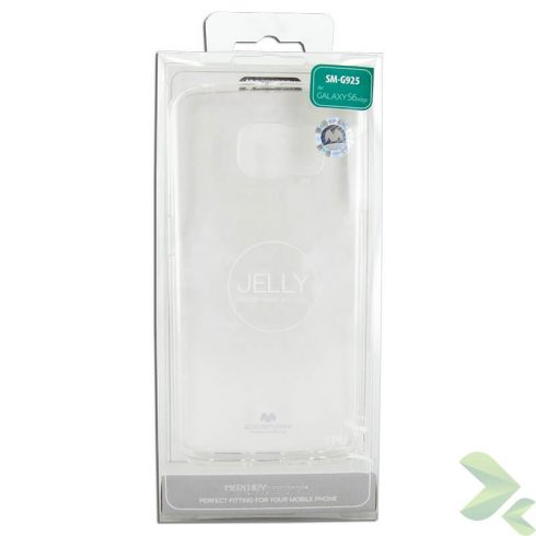 Mercury Transparent Jelly - maska ​​za Samsung Galaxy S6 Edge (prozirna)