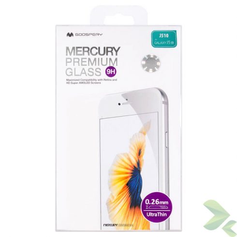 Mercury Premium Glass - Zaštitno staklo od kaljenog stakla 9H za Samsung Galaxy J5 (2016)