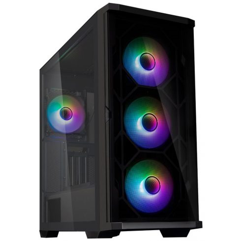 Zalman kućište Z10 Duo / ATX / 4x120 mm ARGB ventilator / 2xUSB 3.0 / USB-C / kaljeno staklo