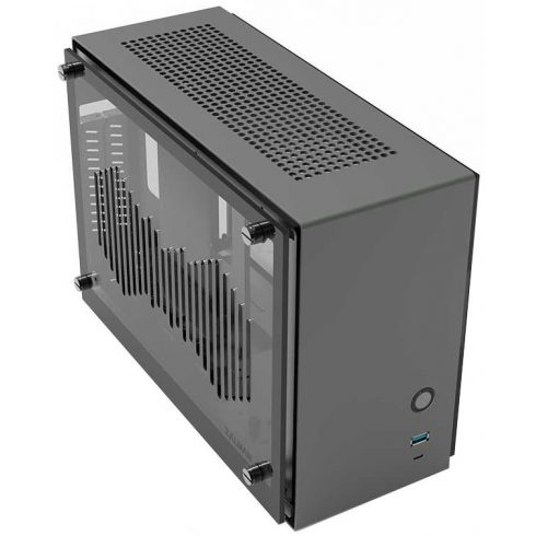 Zalman kućište M2 Mini / mini tower / ITX / 80 mm ventilator / USB 3.0 / USB 3.1 / riser kartica / staklene stranice / antracit