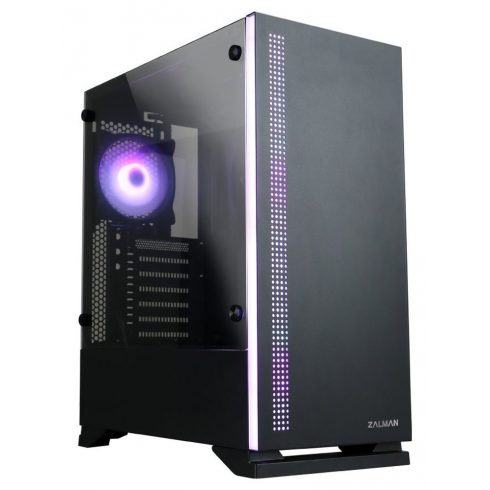 Zalman kućište S5 Black / Middle tower / ATX / USB 3.0 / USB 2.0 / prozirna strana