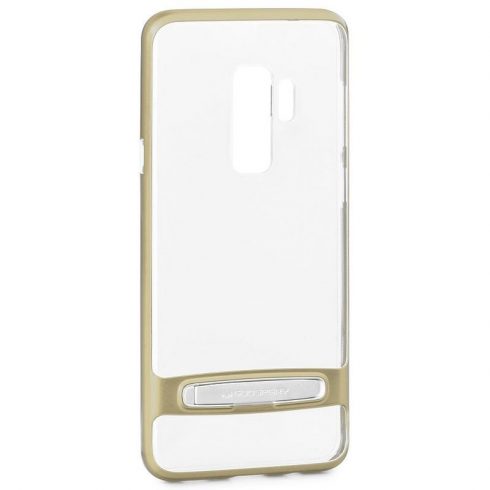 Mercury Dream Bumper - Maska za Samsung Galaxy S9+ sa metalnim postoljem (zlatna)