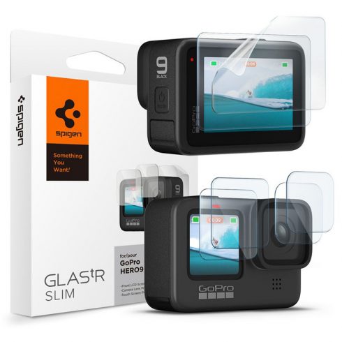 Spigen Glas.TR Slim + Film 2-Set - set stakla i filma za GoPro Hero 12 / 11 / 10 / 9 (2 kompleta)