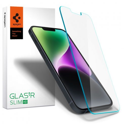 Spigen Glas.TR Slim – Staklo za Apple iPhone 14 / iPhone 13 / iPhone 13 Pro