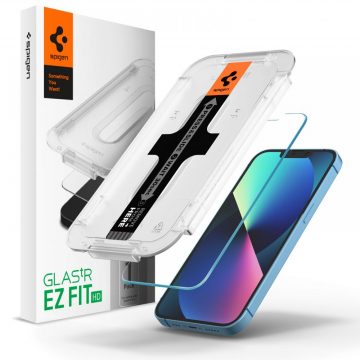   Spigen Glas.TR EZ Fit - Kaljeno staklo Apple iPhone 14 / iPhone 13 / iPhone 13 Pro (prozirno)