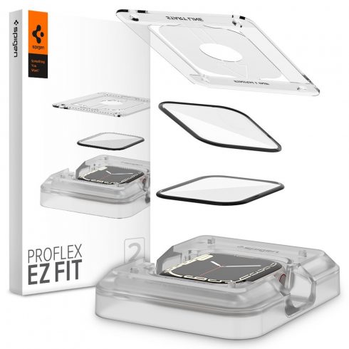 Spigen Proflex EZ FIT 2-Pack - Zaštitna folija za Apple Watch 8 / 7 45 mm (2 kom.)