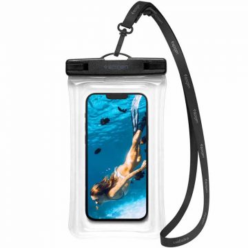   Spigen A610 Universal Waterproof Float Case - Torbica za pametne telefone do 6,9" (prozirna)