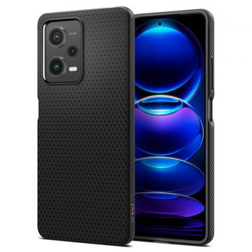   Spigen Liquid Air - Futrola za Xiaomi Redmi Note 12 Pro 5G / POCO X5 Pro 5G (crna)