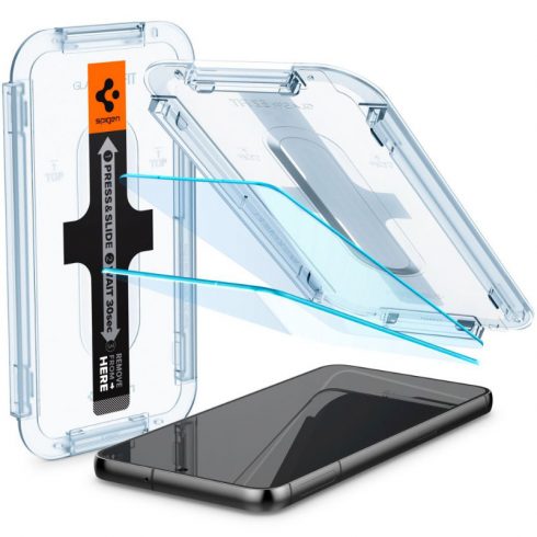 Spigen Glas.TR EZ Fit 2-Pack - Kaljeno staklo za Samsung Galaxy S23+ 2 kom. (Transparentan)