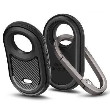   Spigen Rugged Armor - Futrola za Samsung Galaxy SmartTag 2 (crna)