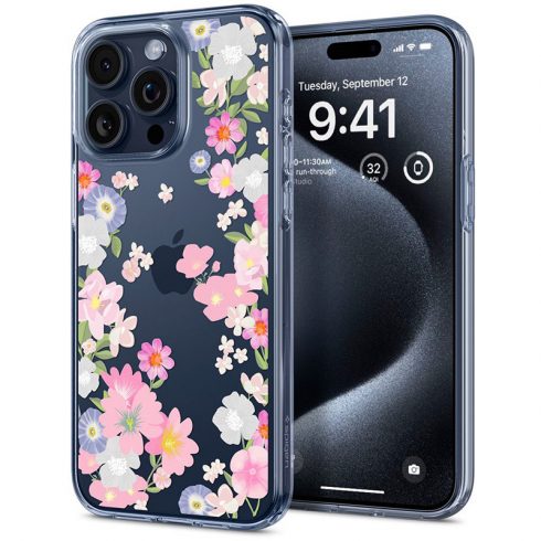 Spigen Liquid Crystal - Futrola za iPhone 15 Pro (Blossom)