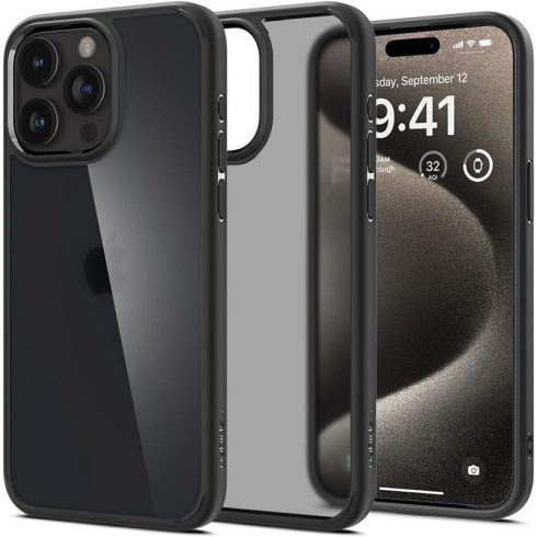 Spigen Ultra Hybrid - Futrola za iPhone 15 Pro (Frost Black)