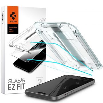   Spigen GLAS.TR EZ FIT 2-Pack - Kaljeno staklo za iPhone 15 2 kom