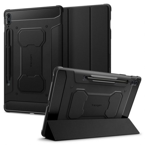 Spigen Rugged Armor Pro - Torbica za Samsung Galaxy Tab S9 FE+ 12.4" (crna)