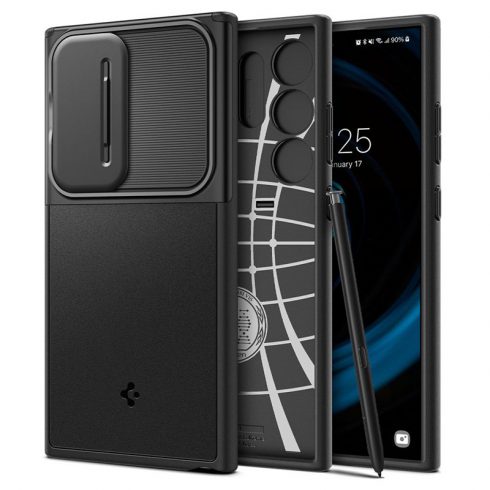 Spigen Optik Armor - Maska za Samsung Galaxy S24 Ultra (crna)