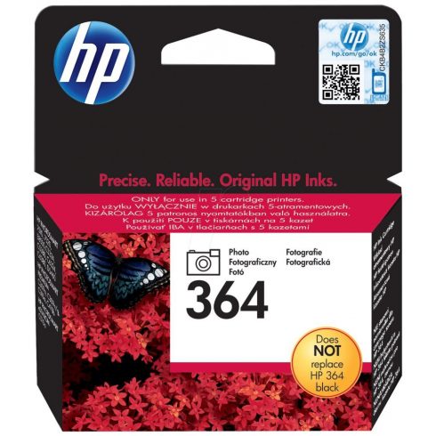 HP (364) ink cartridge Vivera photo black CB317EE original