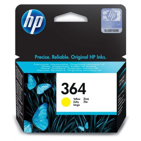 HP (364) ink cartridge Vivera yellow CB320EE original