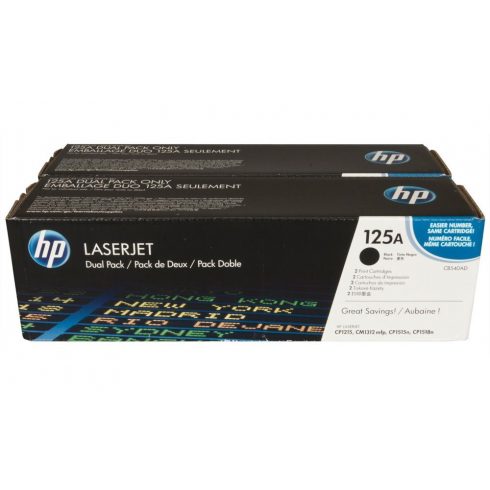 HP crni toner CB540AD za CP1515 originalno pakiranje od 2 komada