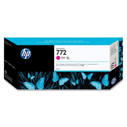 HP 772 Magenta DesignJet Ink Cartridge, 300 ml