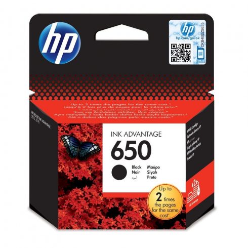 HP ink cartridge 650 black CZ101AE original