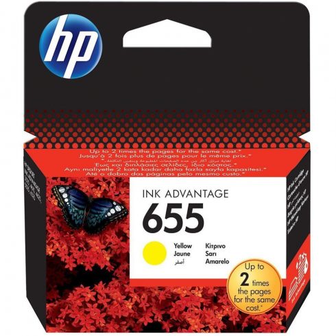 HP tintni uložak 655 žuti CZ112AE original