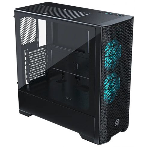 Magnium Gear Powered by Phanteks NEO Air Series / ATX / 2 x 120 mm RGB ventilator / 2 x USB 3.0 / kaljeno staklo / crno