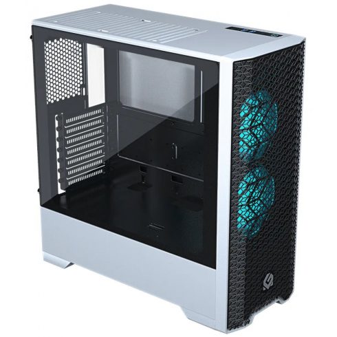 Magnium Gear Powered by Phanteks NEO Air Series / ATX / 2 x 120 mm RGB ventilator / 2 x USB 3.0 / kaljeno staklo / bijelo