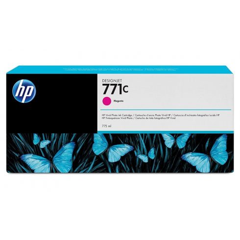 HP 771C Magenta DesignJet Ink Cartridge, 775 ml