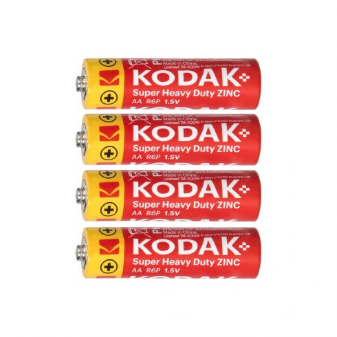 Kodak ZINC Super Heavy Duty AA LR6 baterije, 4 kom