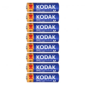 Kodak MAX alkalne AA LR6 baterije, 4+4 kom.