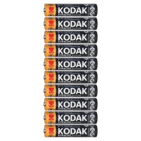 Kodak XTRALIFE alkalna AAA LR03 baterija, 5+5 kom.