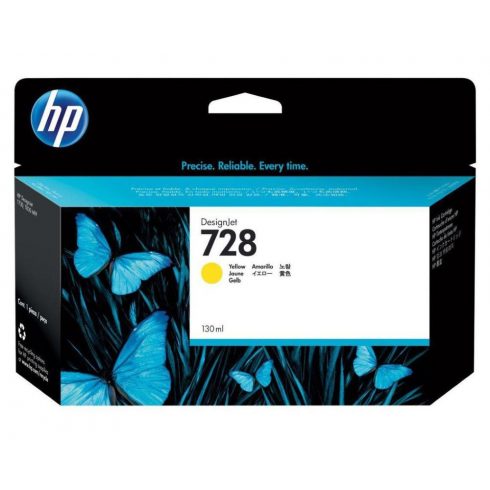 HP 728 žuti DesignJet tintni uložak od 130 ml