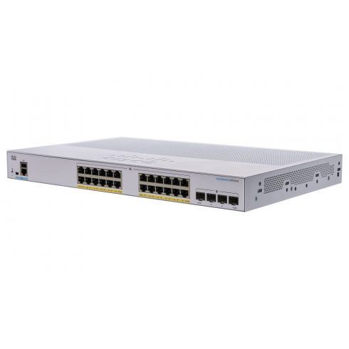 Cisco CBS250-24P-4G-EU 24-portni GE Smart Switch, 24x GbE RJ-45, 4x 1G SFP, PoE+ 195W