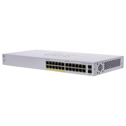 Cisco CBS110-24PP-EU 24-portni GE neupravljani preklopnik, 12x PoE, 2x 1G SFP zajednički