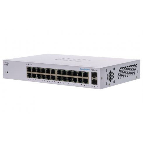 Cisco CBS110-24T-EU 24-portni GE neupravljani preklopnik, 2x 1G SFP zajednički