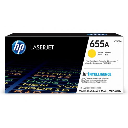 HP 655A žuti originalni LaserJet toner uložak