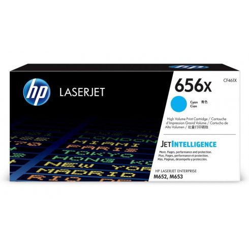 HP 656X cijan originalni kaseta s tonerom velikog kapaciteta LaserJet